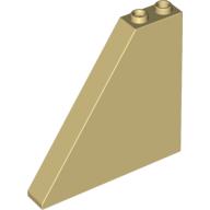 Lego Brick Sloped 55° 1 x 6 x 5 / Tan