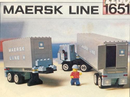 Lego Maersk Line Container Truck