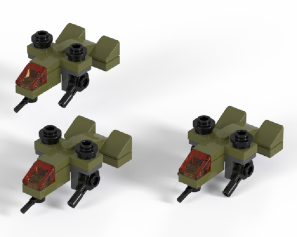 Lego Halo - Micro UNSC Sparrowhawks