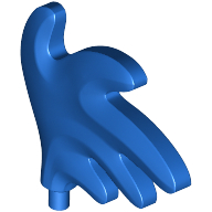Lego Headwear Accessory Plume / Feather, Five Points / Blue