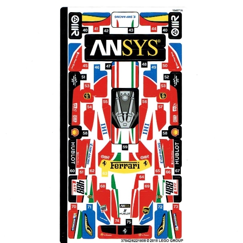 Lego Sticker Sheet 2 for Set 75889-1