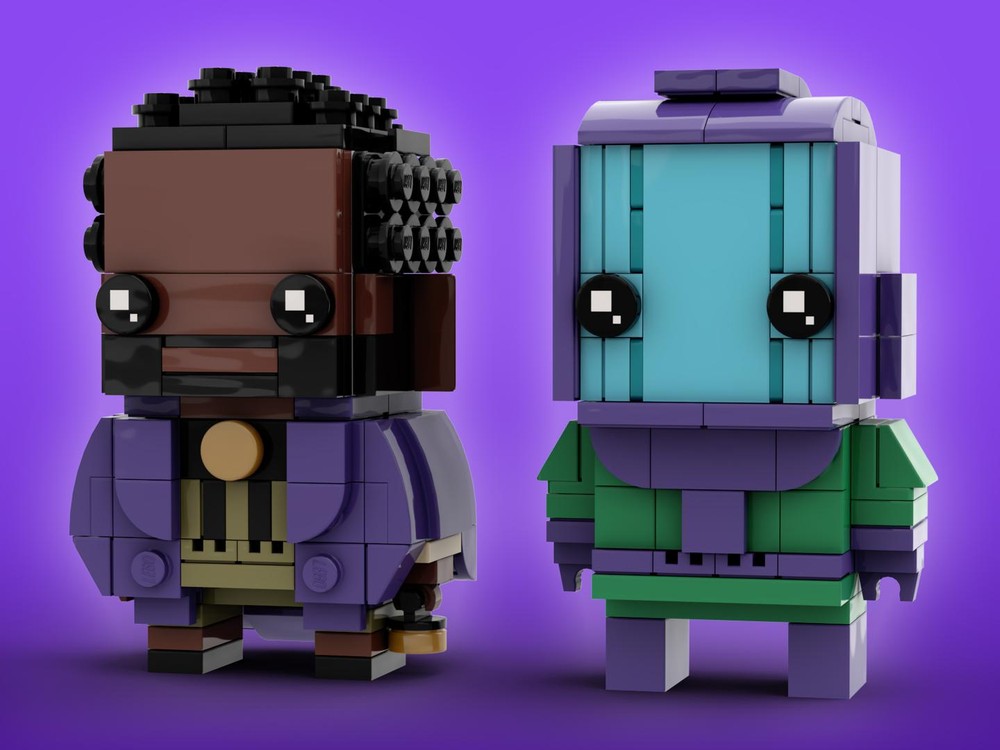 Lego He Who Remains and Kang Brickheadz LEGO MOC - Marvel Studios Loki