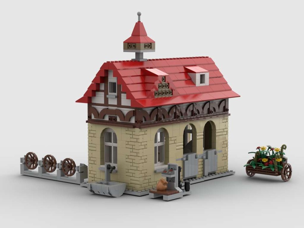 Lego Stall Pferdestall - Stable horse stable