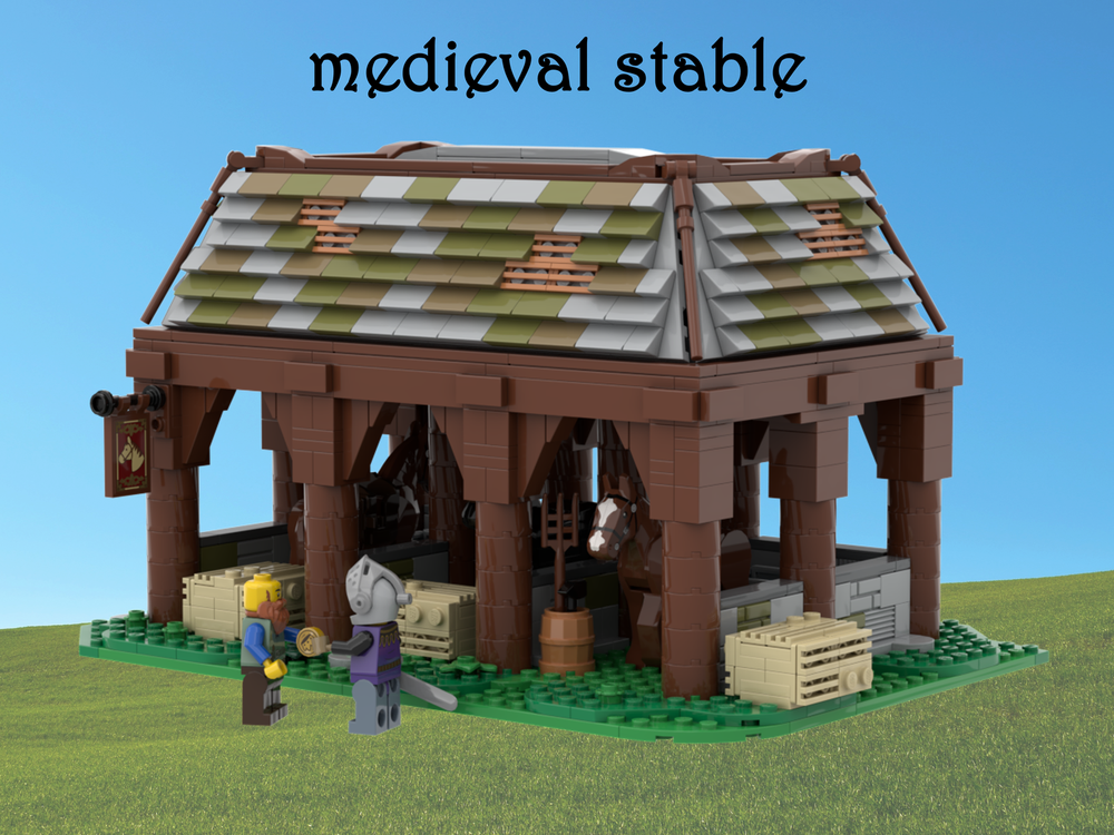 Lego Medieval Stable
