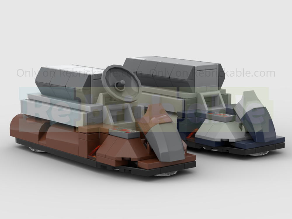 Lego REBRICKABLE EXCLUSIVE Baktoid Droid Utility Carts