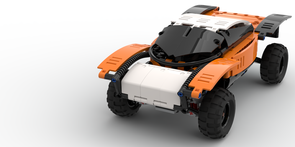 Lego Rug Dune Buggy with BuWizz