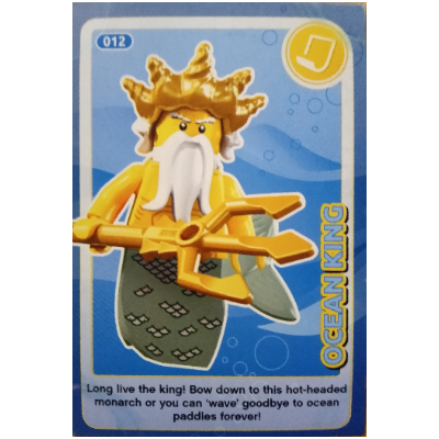 Lego Trading Card, Create the World - Ocean King