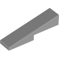 Lego Brick Sloped 1 x 4 with 1 x 2 Cutout / Light Bluish Gray