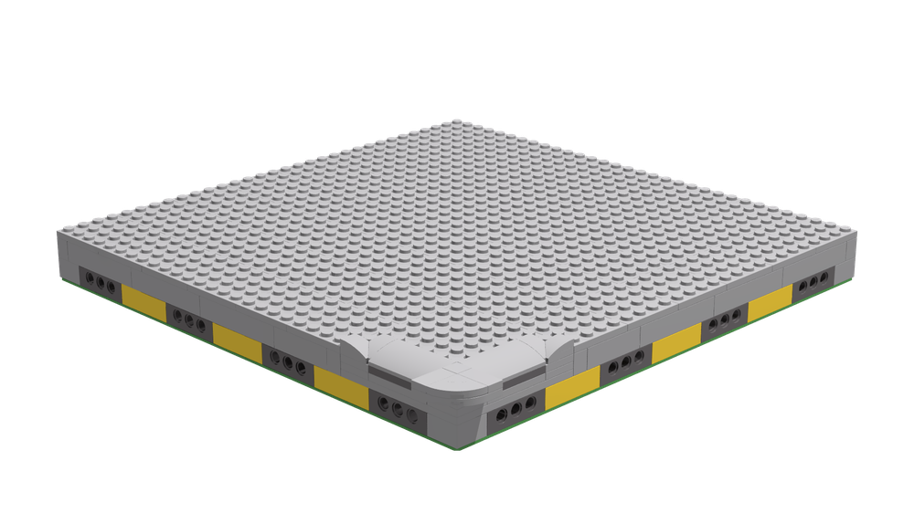 Lego MILS 32x32 City Modular Corner Base