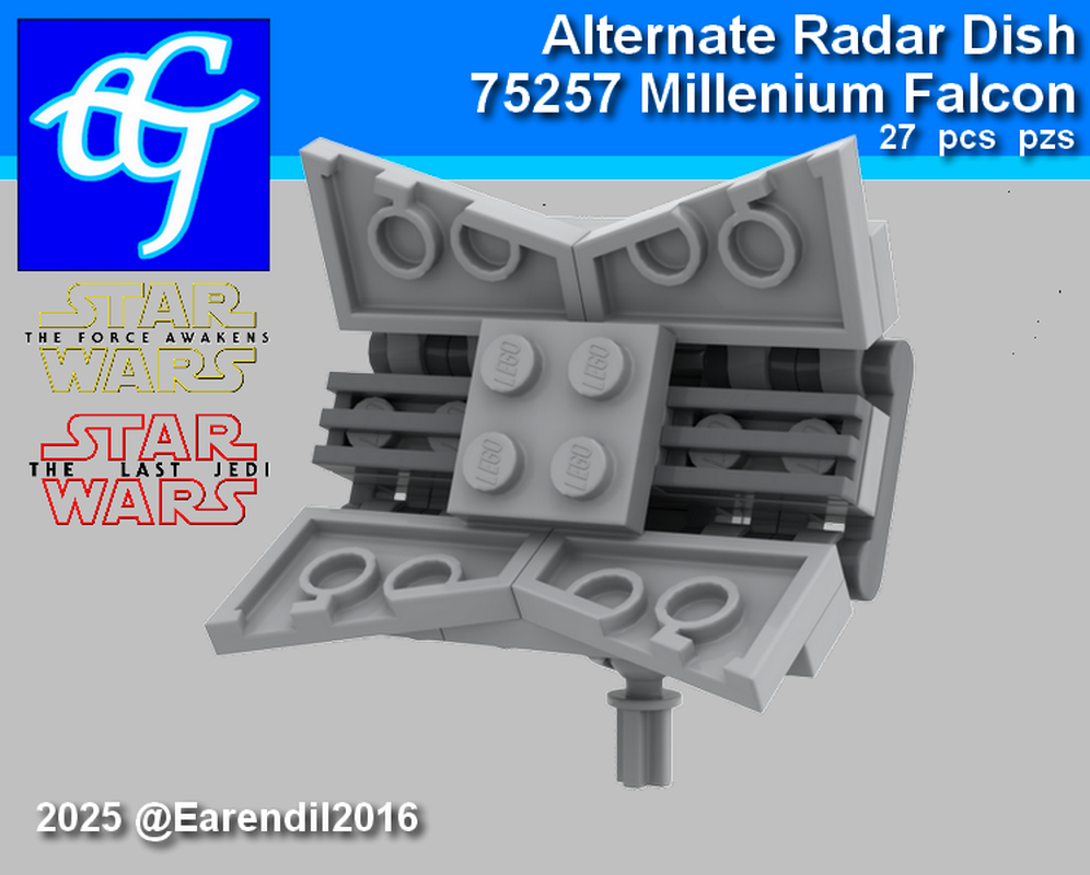 Lego Alternate Radar Dish