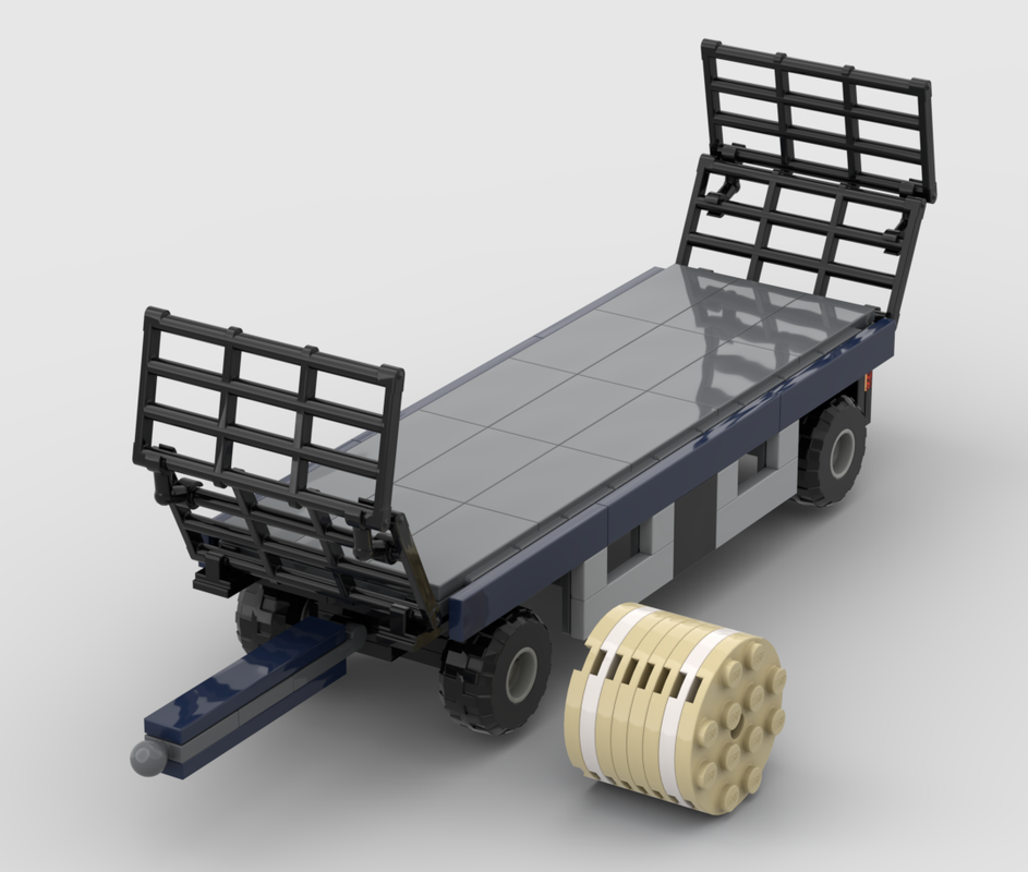 Lego Metal Fach T014 -bale trailer