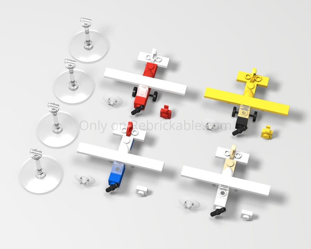 Lego Mini Single-Engine Airplanes
