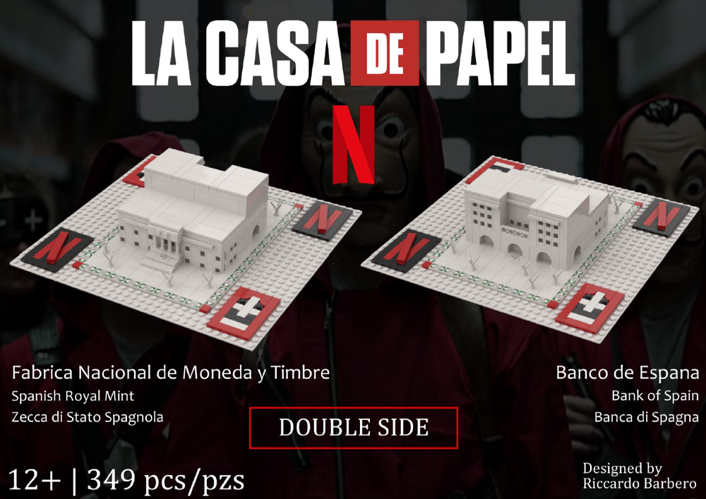 Lego CASA DE PAPEL (Double side)