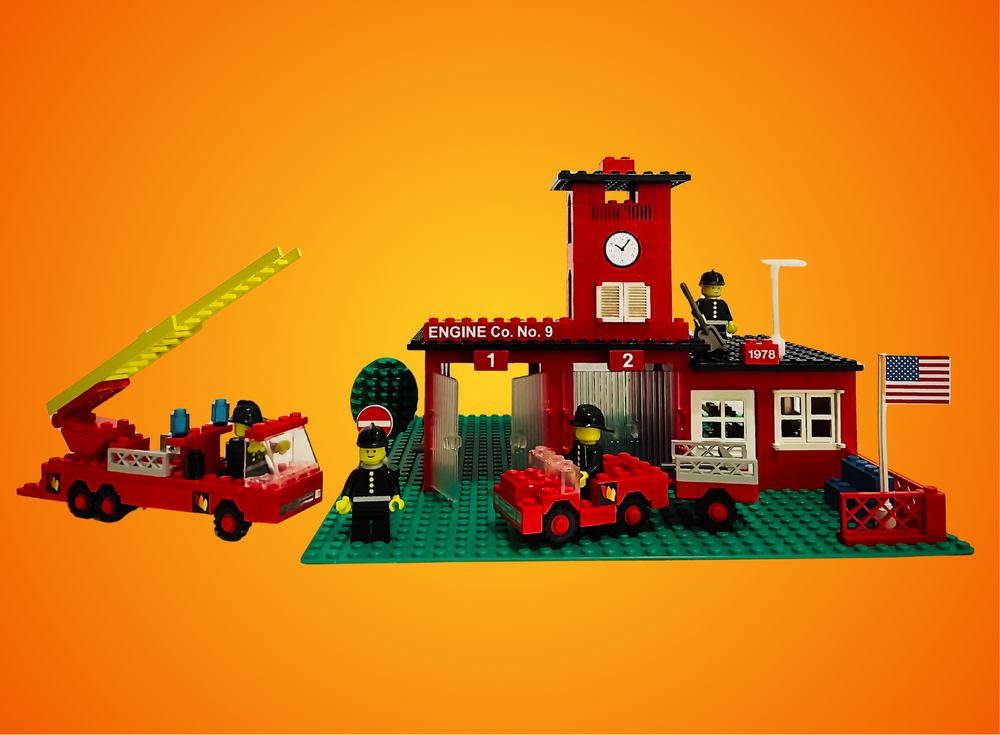 Lego 590 Fire Station Modification