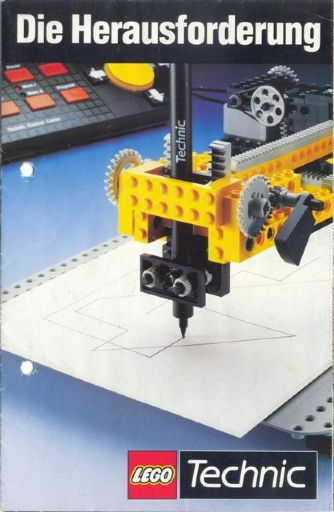 Lego 1990 Medium Technic German Foldout - Die Herausforderung (921387-D)