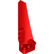 Lego Technic Panel Fairing #5 Long Smooth, Side A / Red