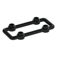 Lego Lattice 3 x 6 Module with Studs / Black