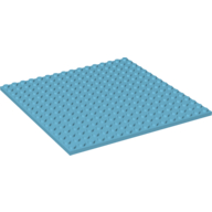 Lego Plate 16 x 16 / Medium Azure