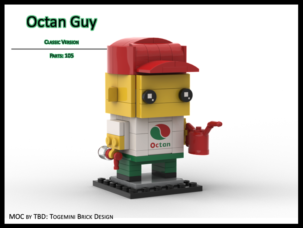 Lego Octan Guy - Classic Version - Brickheadz