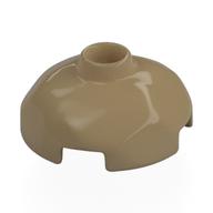 Lego Rock Boulder 2 x 2 x 2/3, Top / Dark Tan