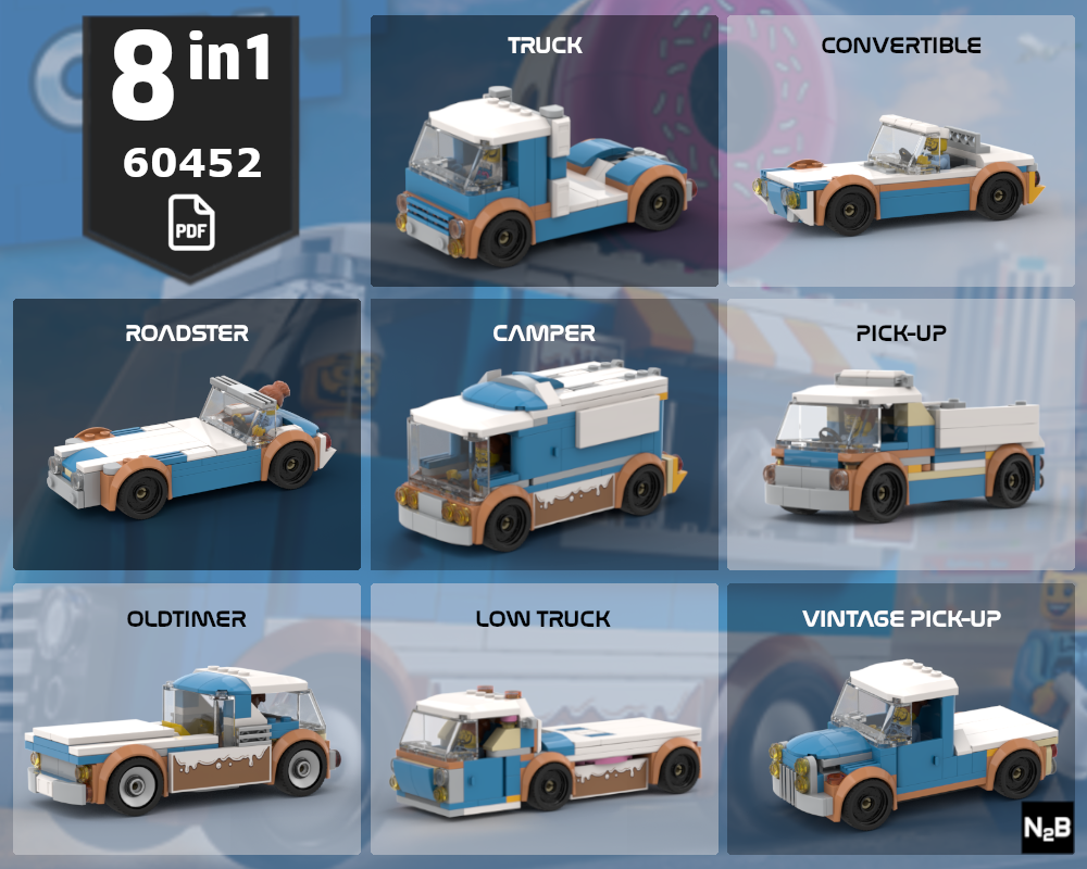 Lego 60452 Builder's Pack 8 in 1