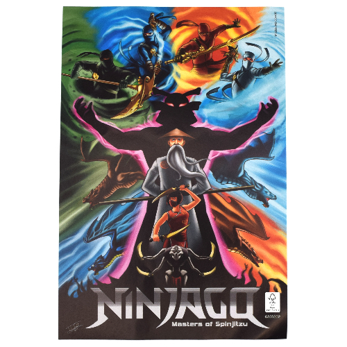 Lego Poster, Ninjago Fan Art Print