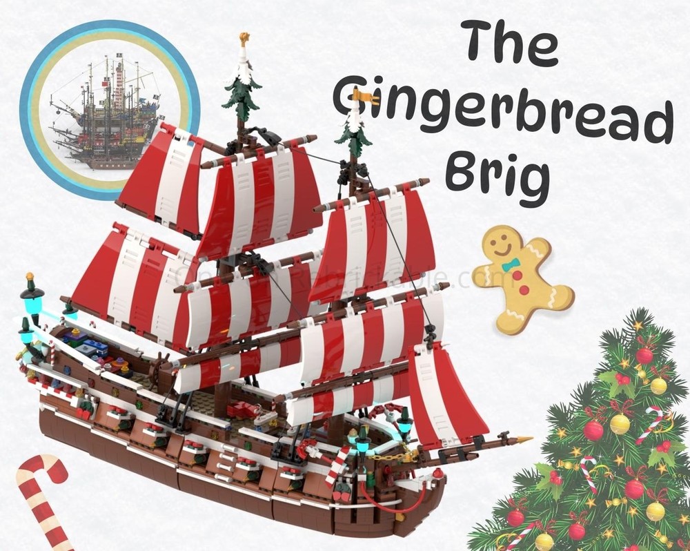 Lego The Gingerbread Brig | Holiday Special