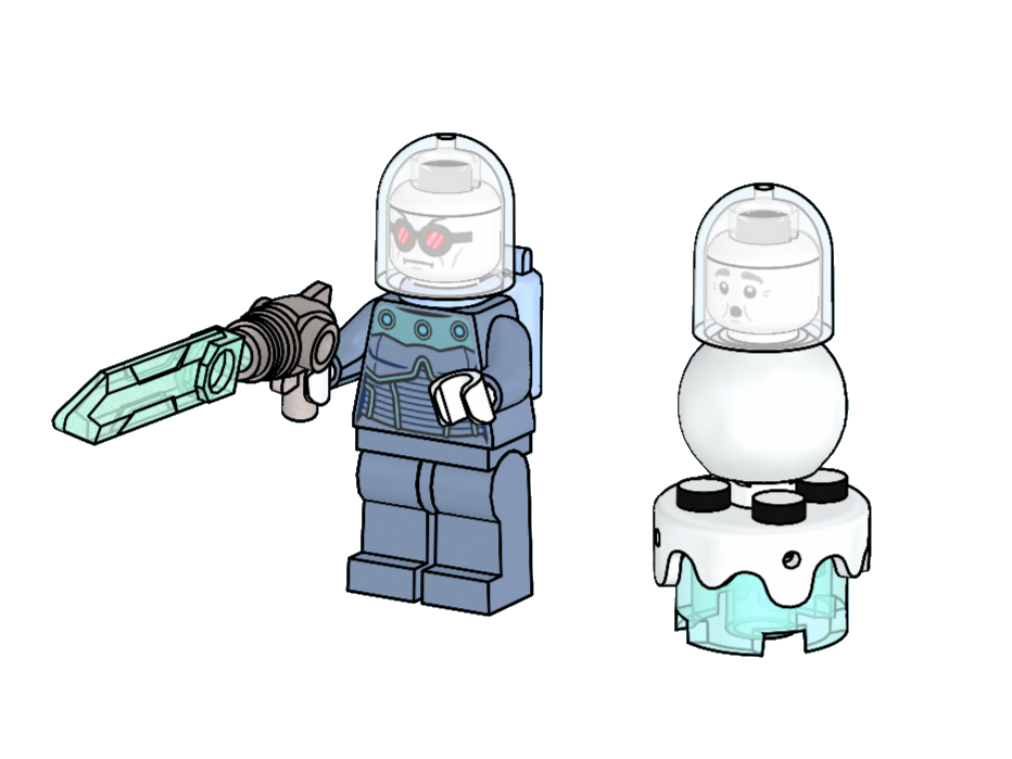 Lego Mr. Freeze & Snowman