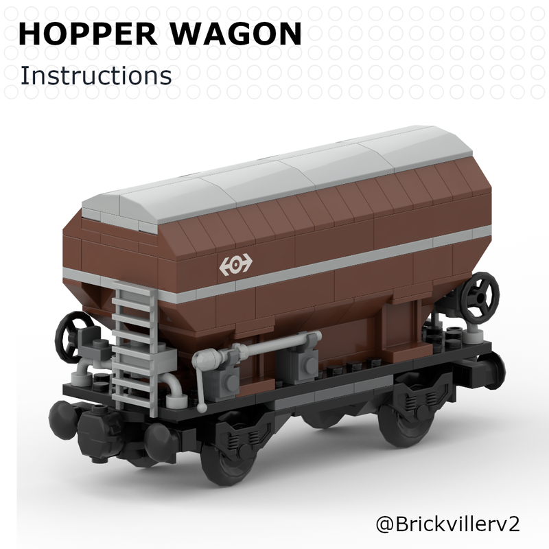 Lego Hopper wagon (4536 remake)
