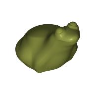 Lego Animal, Frog / Olive Green
