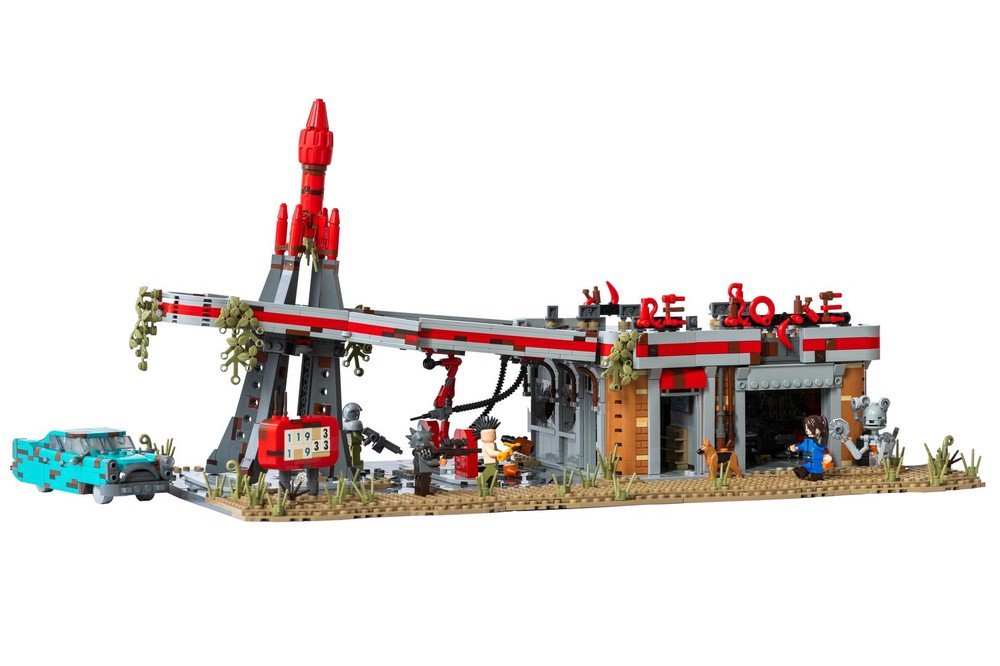 Lego Fallout Red Rocket Truck Stop