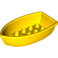 Lego Duplo Boat 4 x 7 / Yellow