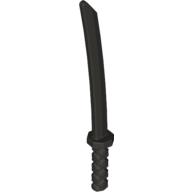 Lego Weapon Sword / Katana [Octagonal Guard] / Pearl Titanium