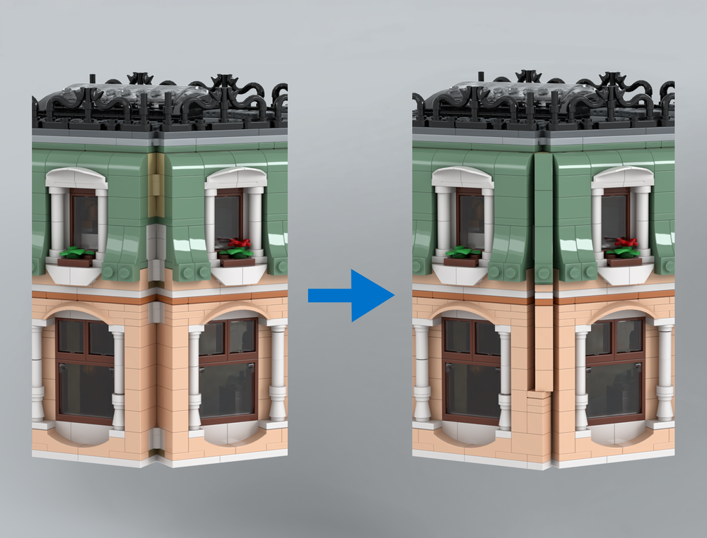 Lego Boutique Hotel gap fix