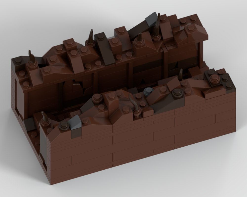 Lego Concept Straight Trench (no fire-step)