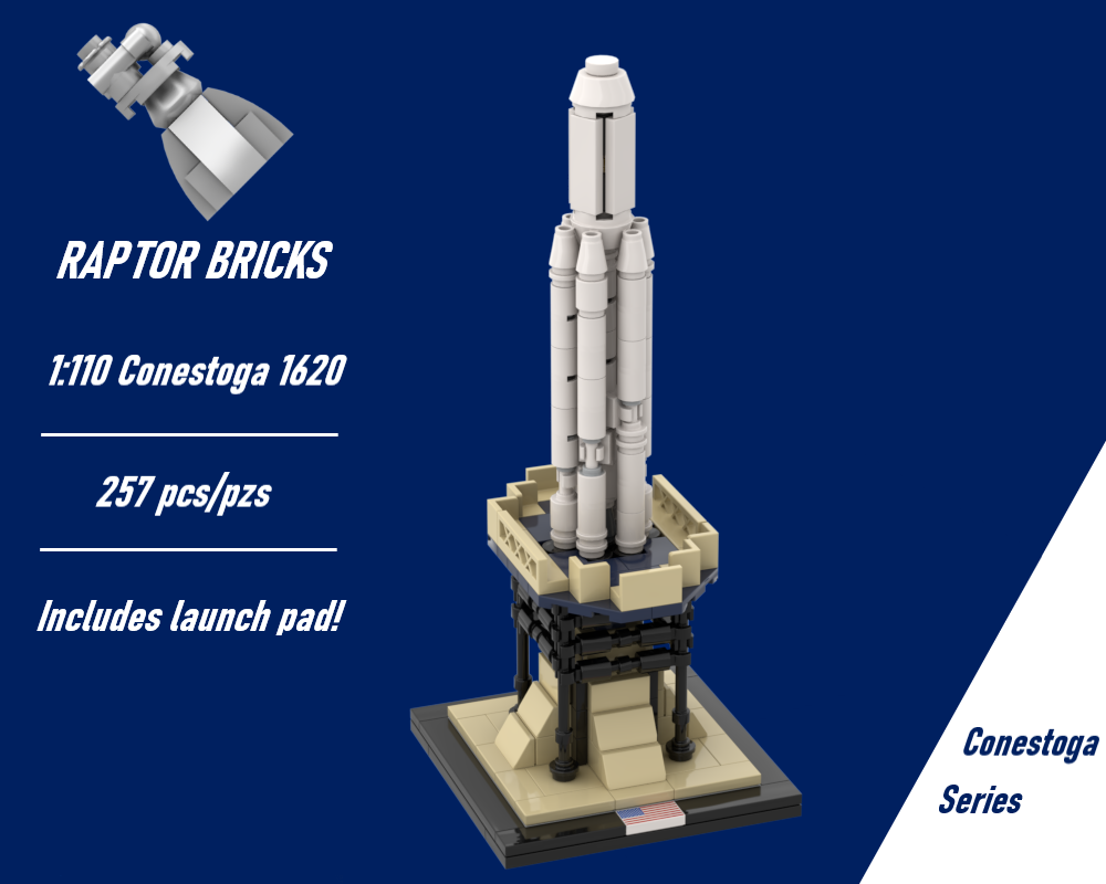 Lego 1:110 Scale Conestoga 1620