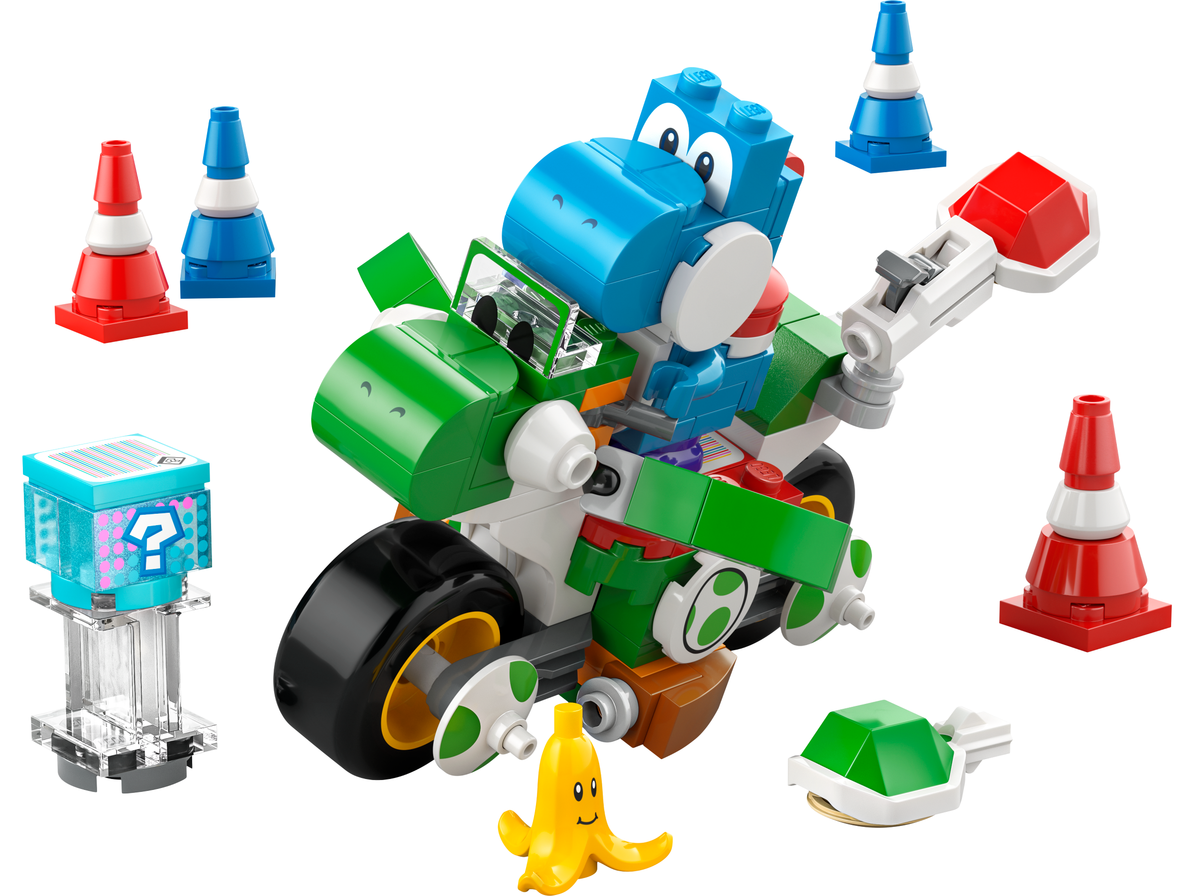 Lego Mario Kart - Yoshi Bike