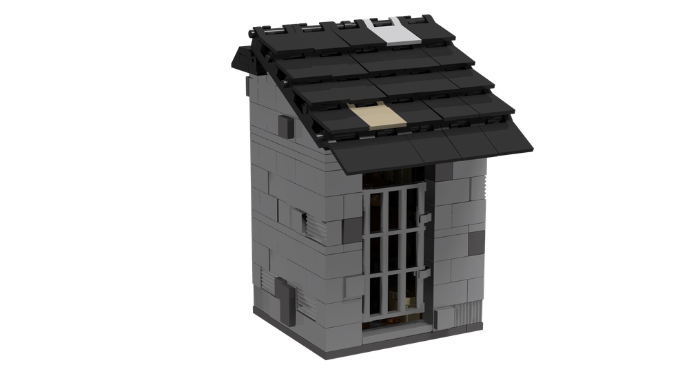 Lego Big Diorama: Part 3 Outhouse Storage