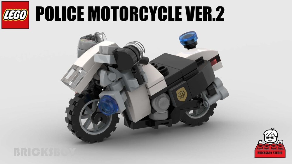 Lego MOC #71-2 Police Motorcycle #3