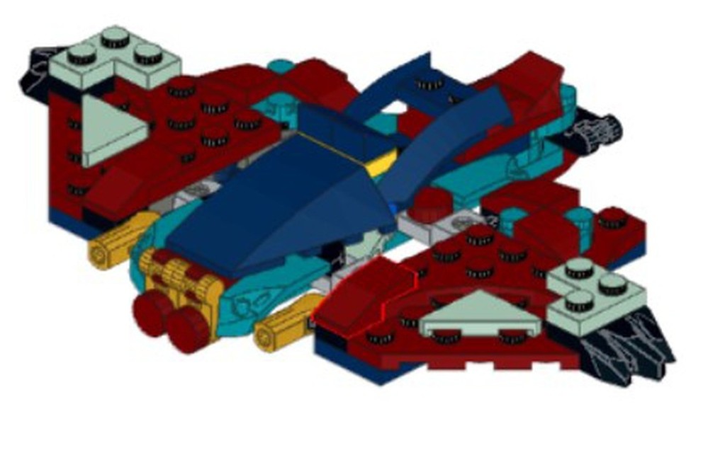 Lego 76154 Alternative Build LOWJET
