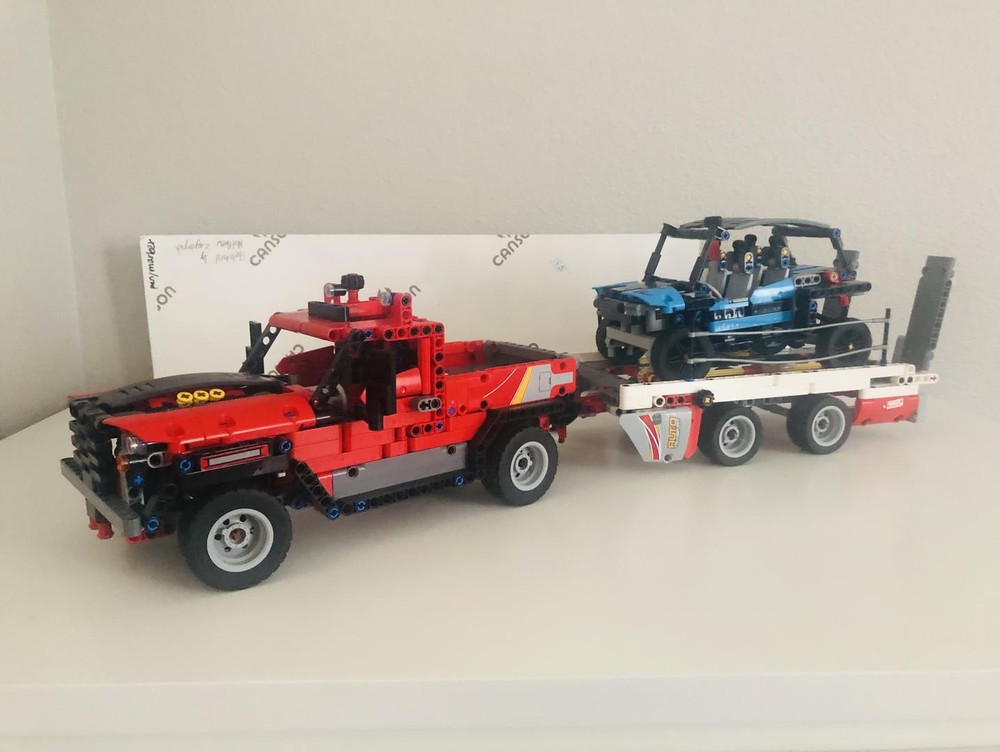 Lego 42098: Pickup Truck with UTV Trailer