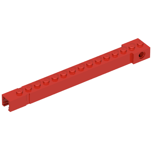 Lego Crane Arm Outside, Wide, 15 Studs, End Notch