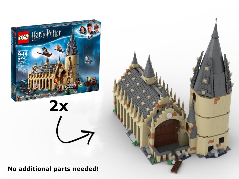 Lego Great Hall Closed Back Version