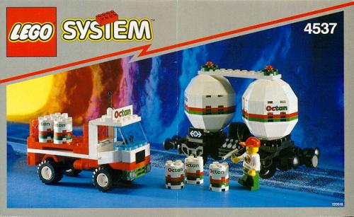 Lego Octan Twin Tank Rail Tanker