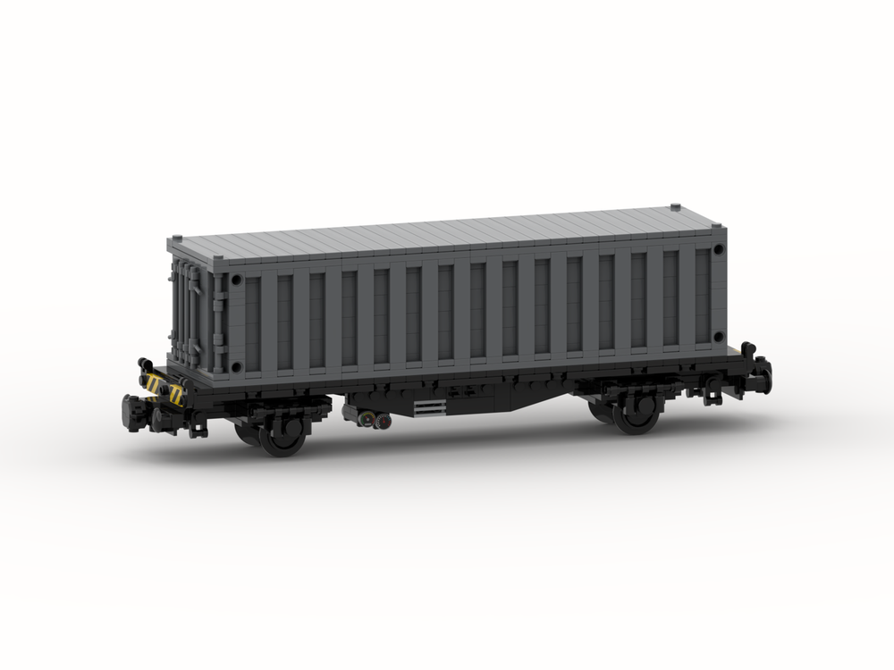 Lego Freight Wagon "Lgjs 598" with 40ft container (8w)