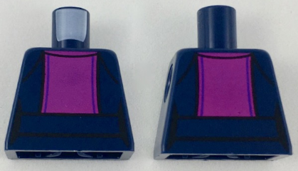 Lego Torso Female Magenta Center Panel Pattern