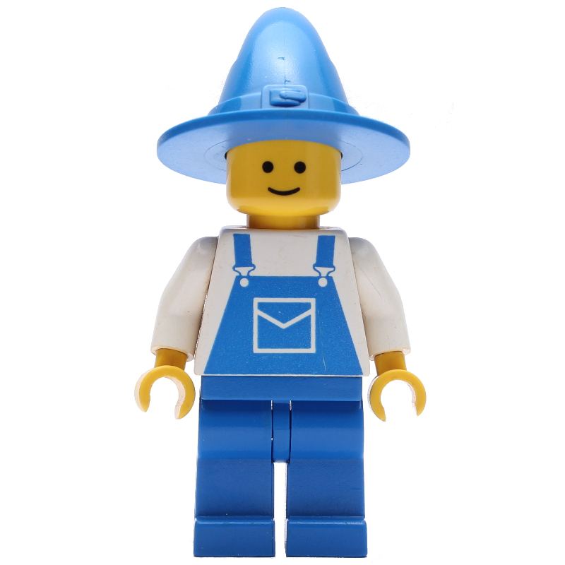 Lego Overalls Blue with Pocket, Witch Hat