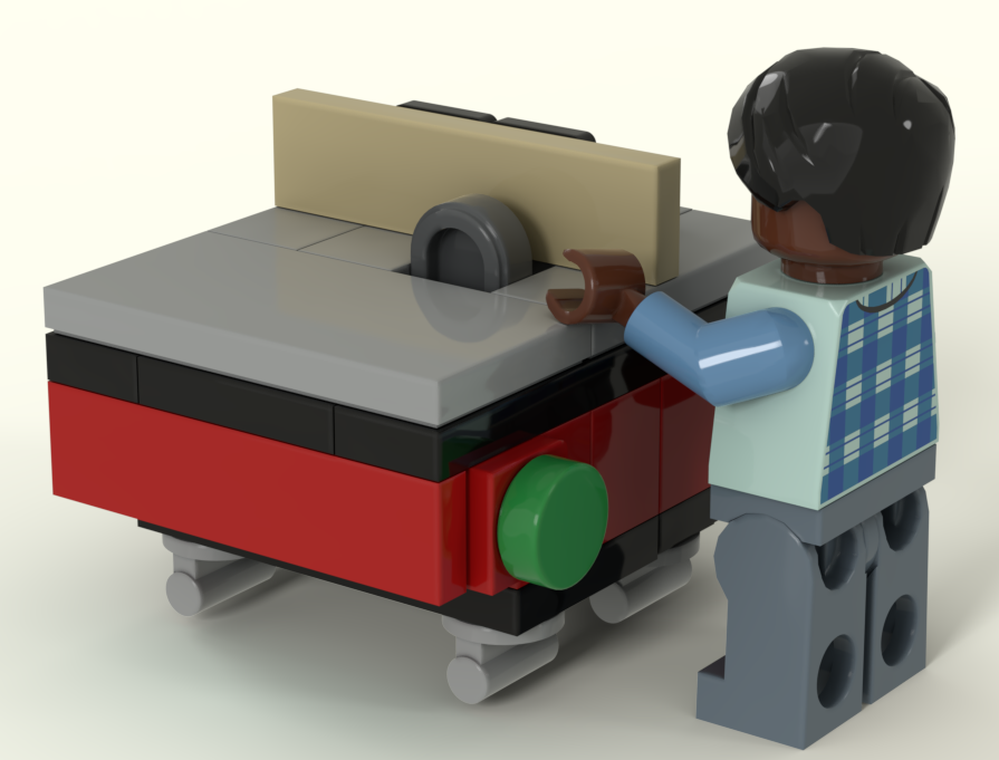 Lego Jobsite Table Saw