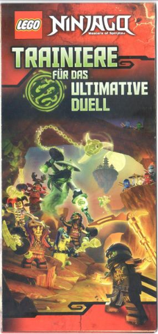 Lego 2016 NINJAGO German Foldout with Game Poster - Trainiere für das Ultimative Duell (6166758_DE)
