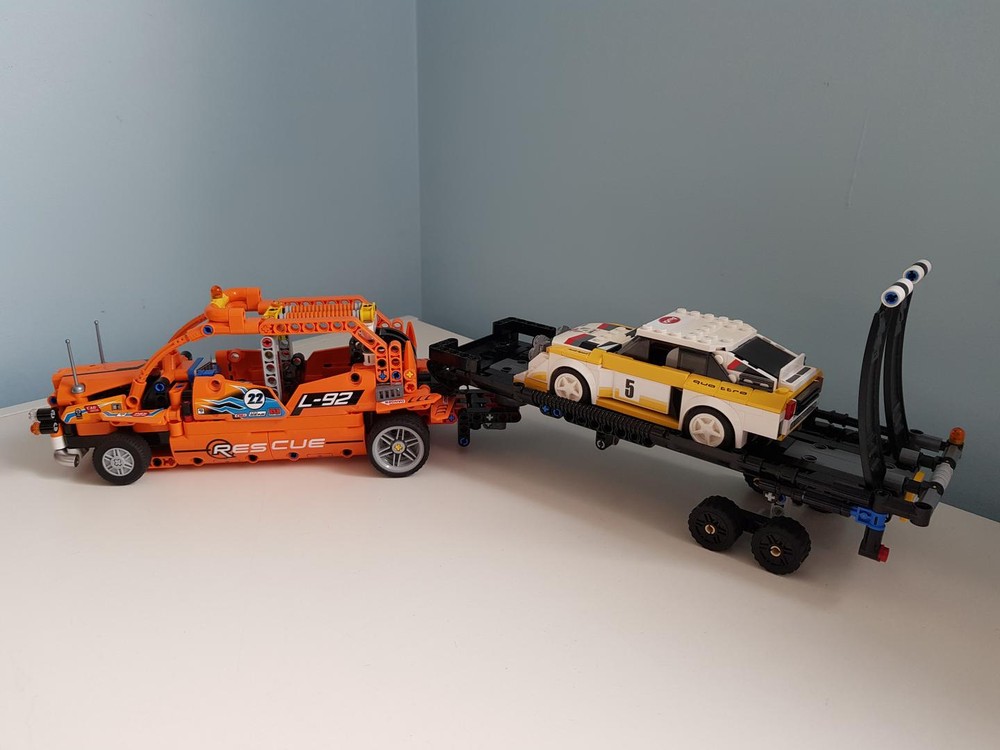 Lego Orange Towing Truck